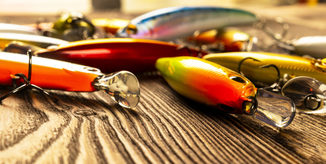 Full Tackle Box Full Of Different And The Best Fishing Lures And