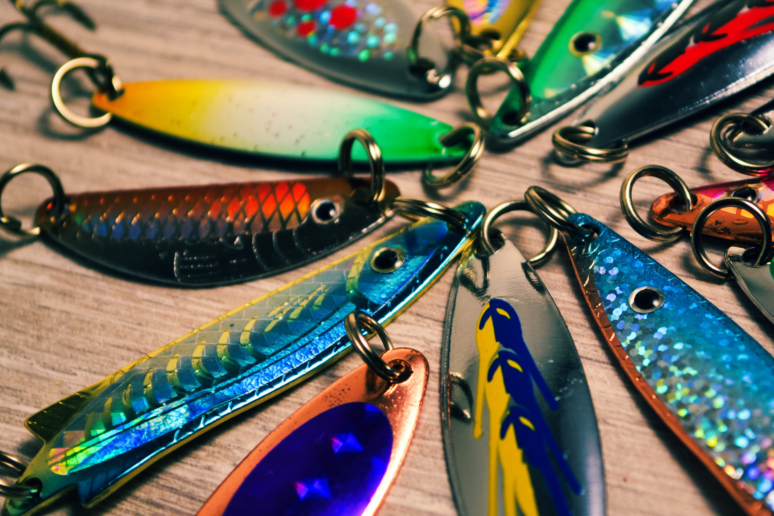 Spoon lures for fishing